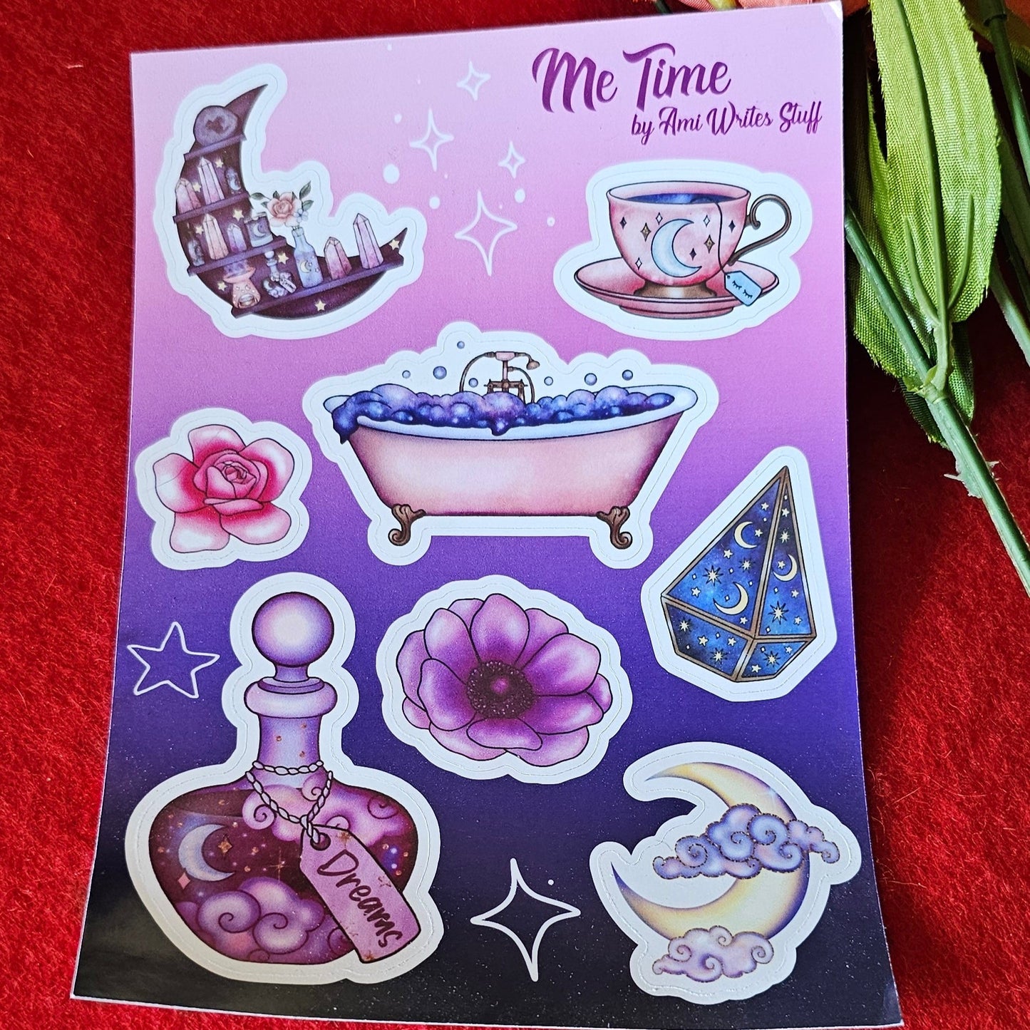 Me Time Sticker Sheet