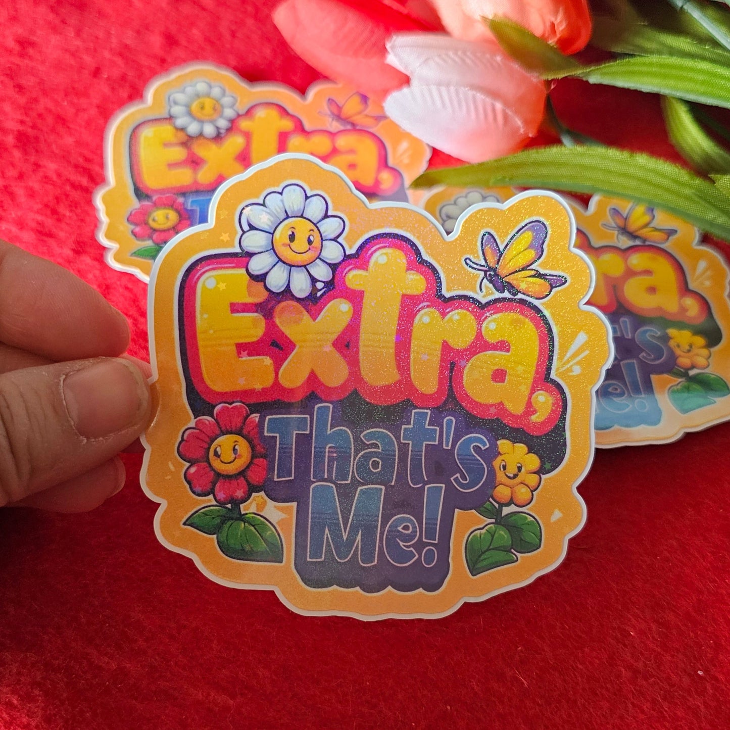 Extra! That's Me! Vinyl Sticker