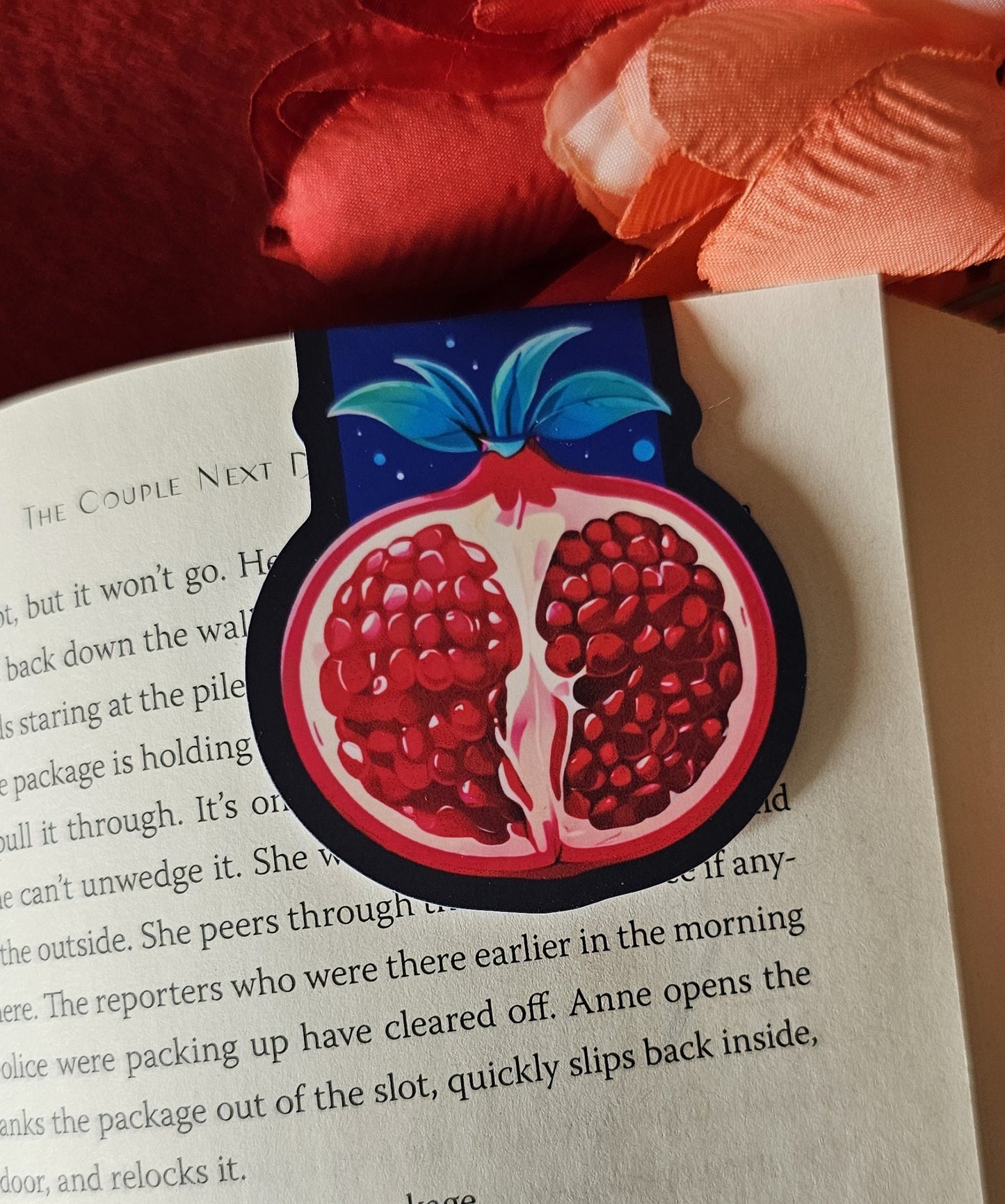 Pomegranate Magnetic Bookmark