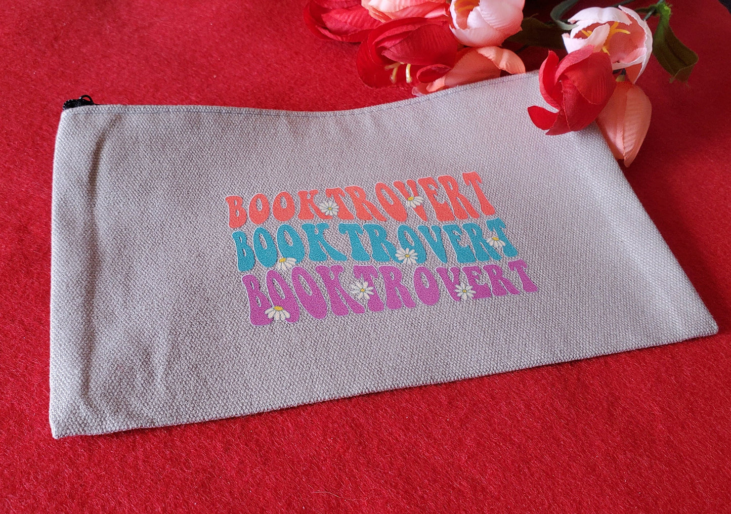 Retro Booktrovert Pencil Bag