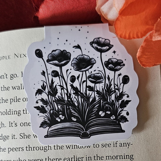 Wild Poppies Magnetic Bookmark