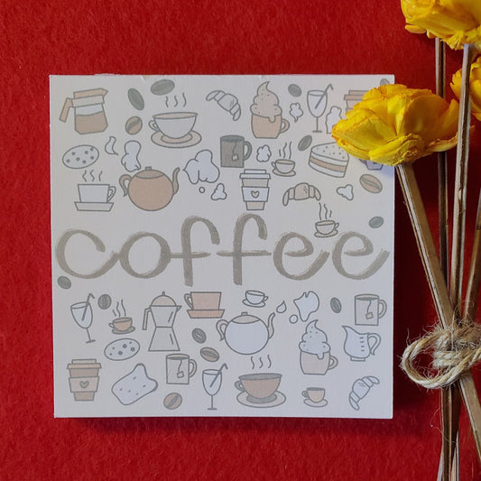 Coffee Time Tear-Away Memo Pad