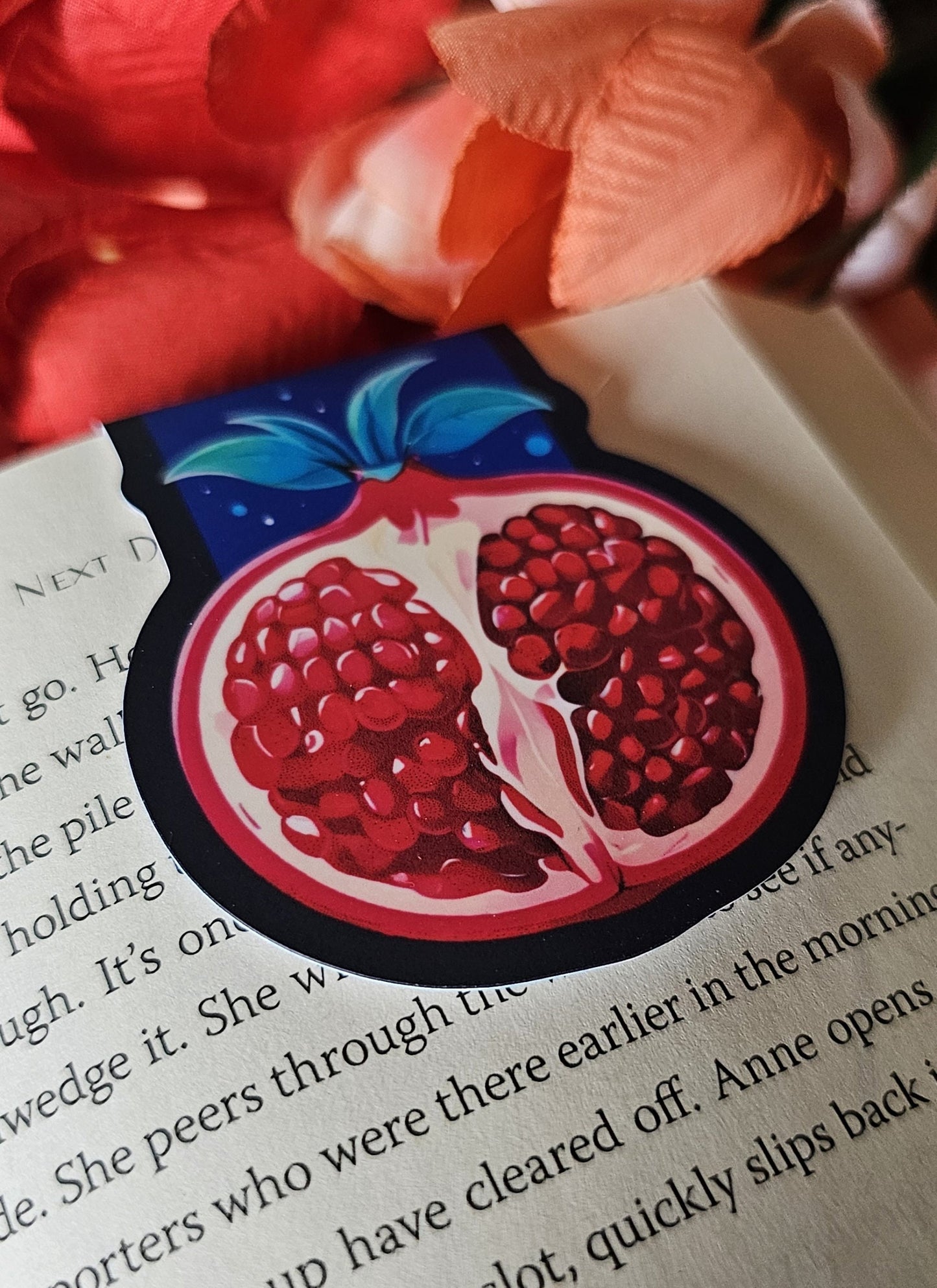 Pomegranate Magnetic Bookmark