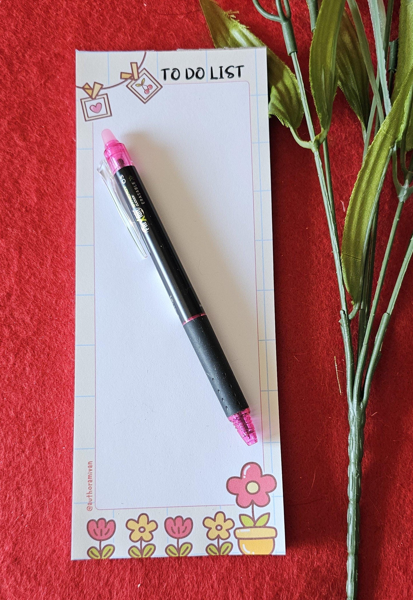 Cute Flowers Tear Away Notepad