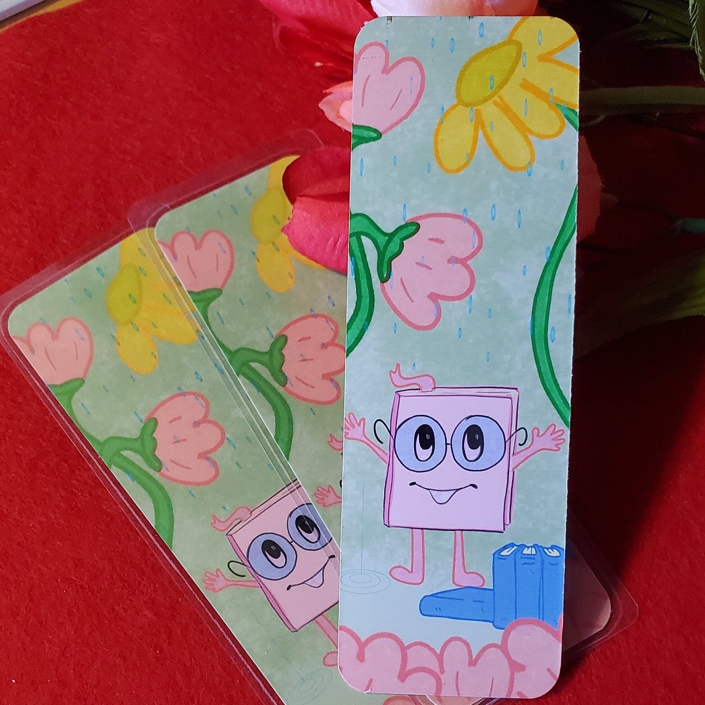 Bookie Booktrovert Hello Spring Bookmark