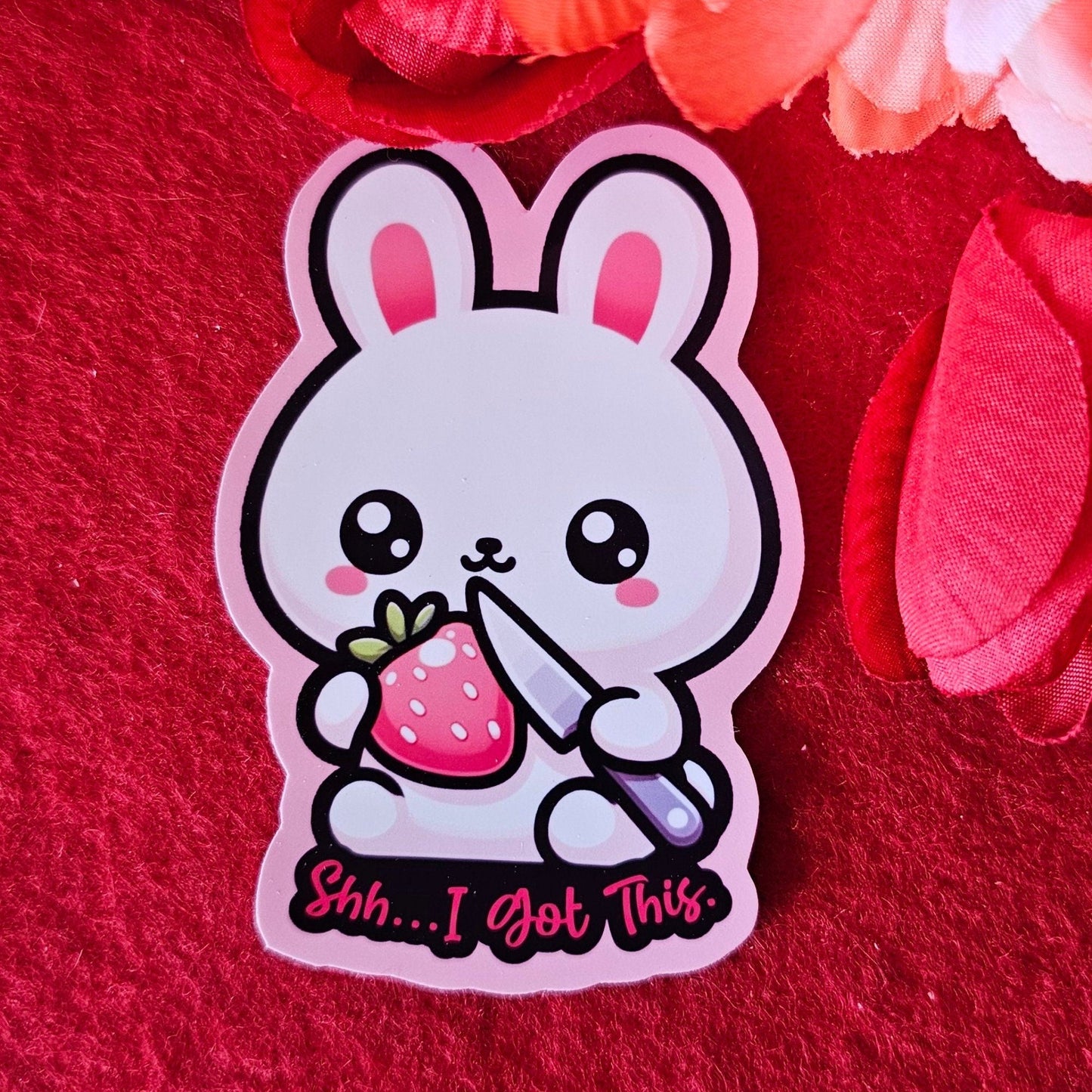 Bunny Got This Vinyl Sticker