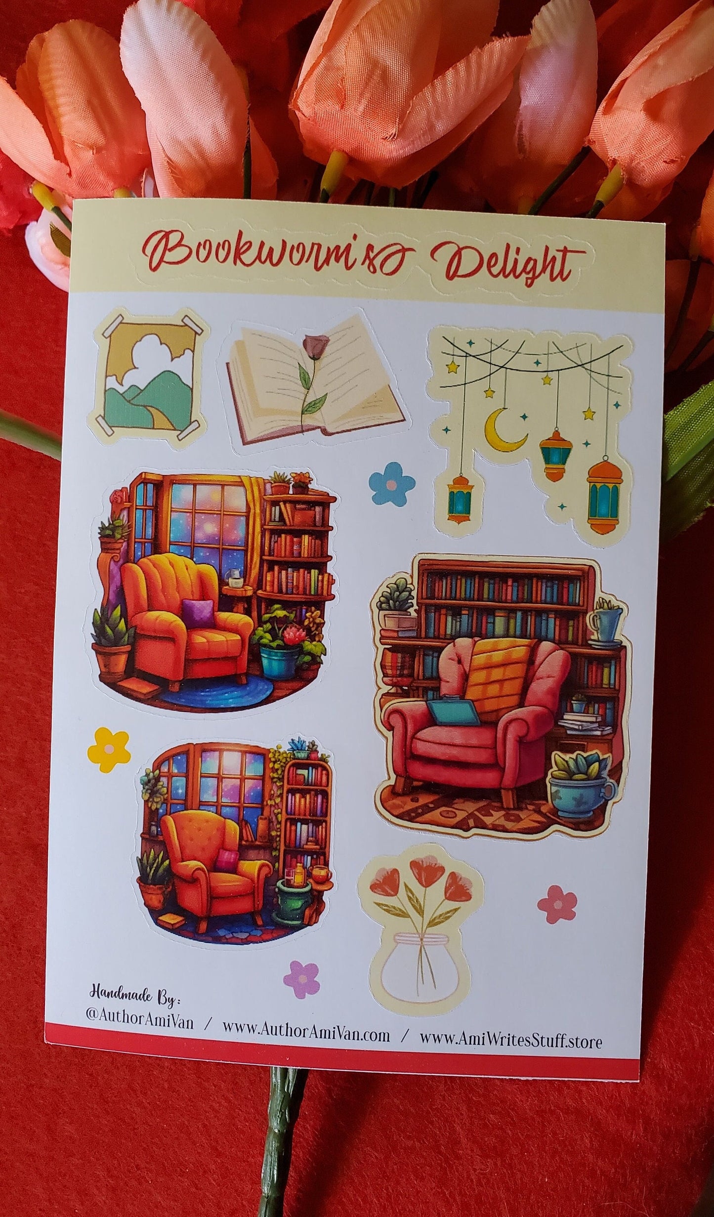 OOPSIES: Bookworm's Delight Sticker Sheet