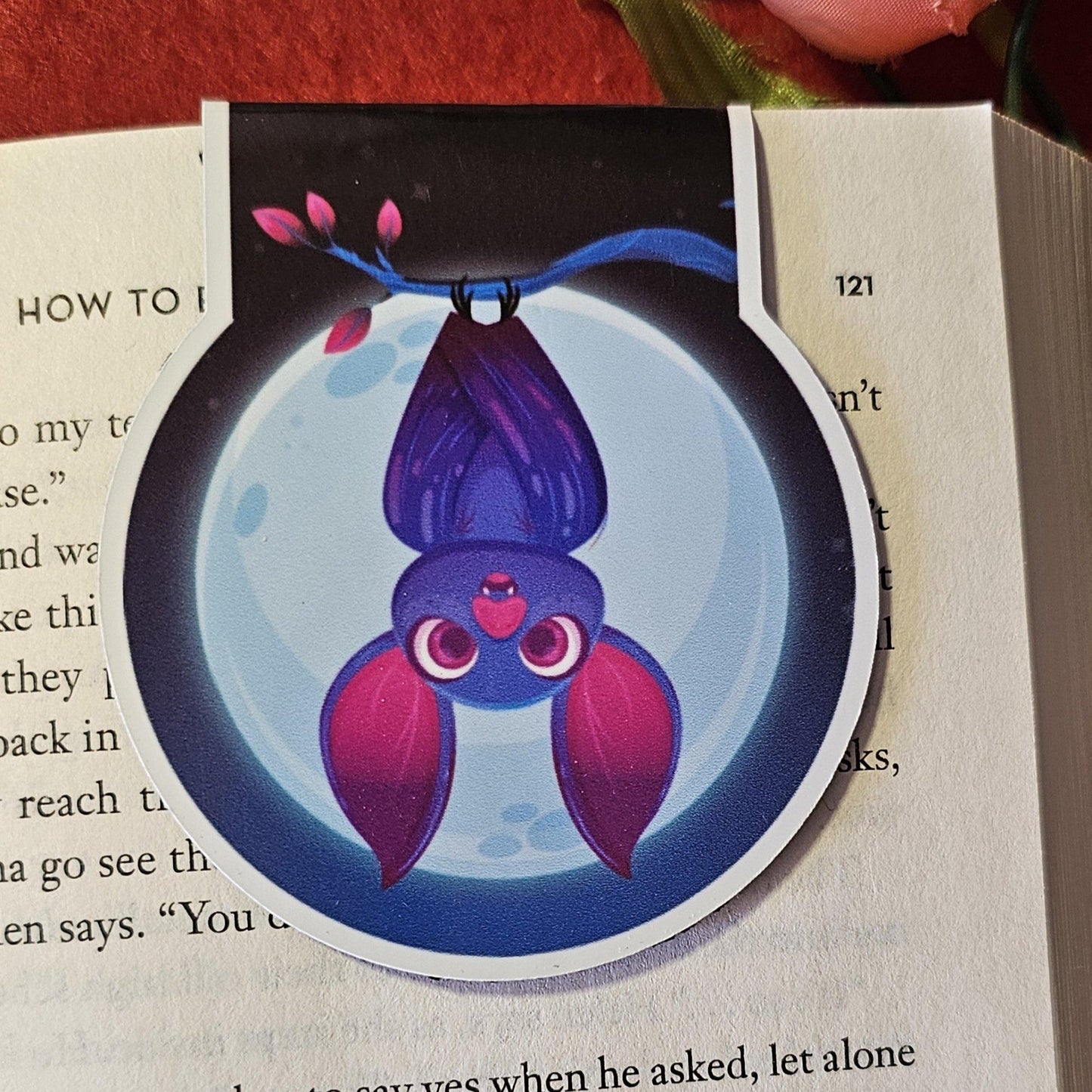 Batty Magnetic Bookmark